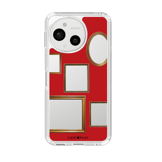 スリムプロテクションケース［ Photo Frames - Red ］