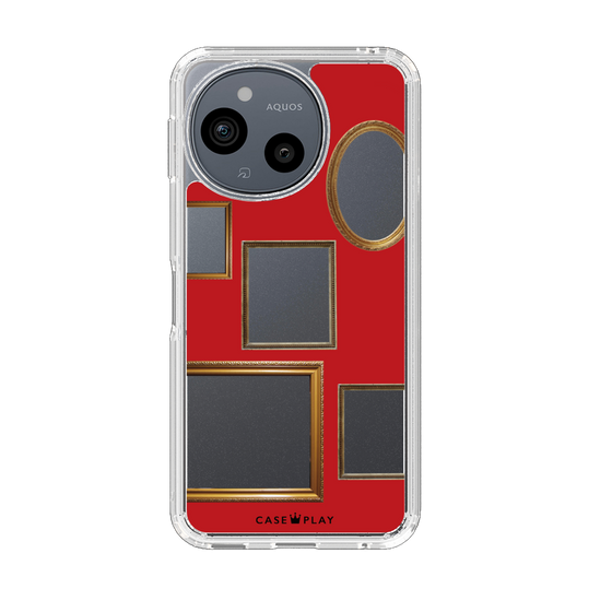 スリムプロテクションケース［ Photo Frames - Red ］