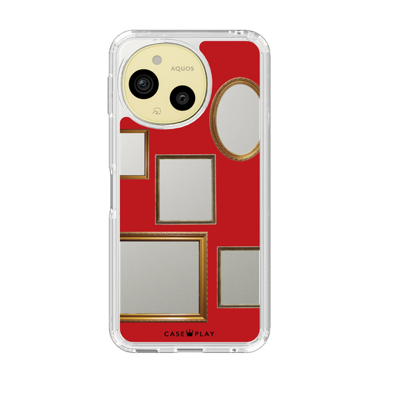 スリムプロテクションケース［ Photo Frames - Red ］