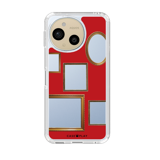 スリムプロテクションケース［ Photo Frames - Red ］