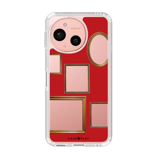 スリムプロテクションケース［ Photo Frames - Red ］