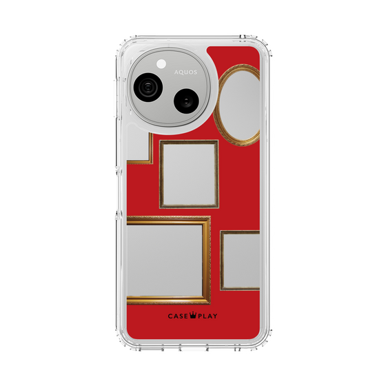 スリムプロテクションケース［ Photo Frames - Red ］