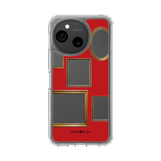 スリムプロテクションケース［ Photo Frames - Red ］