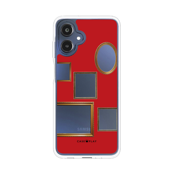 スリムプロテクションケース［ Photo Frames - Red ］