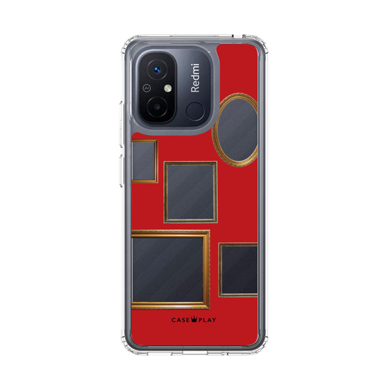スリムプロテクションケース［ Photo Frames - Red ］