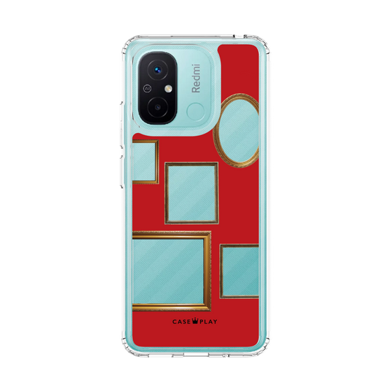 スリムプロテクションケース［ Photo Frames - Red ］