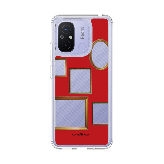 スリムプロテクションケース［ Photo Frames - Red ］