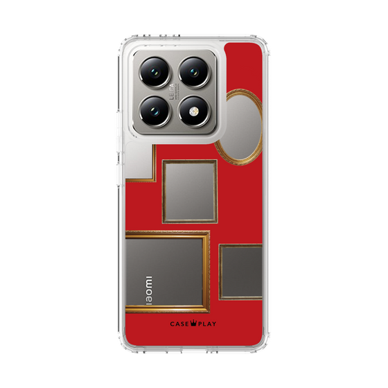 スリムプロテクションケース［ Photo Frames - Red ］