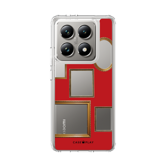 スリムプロテクションケース［ Photo Frames - Red ］
