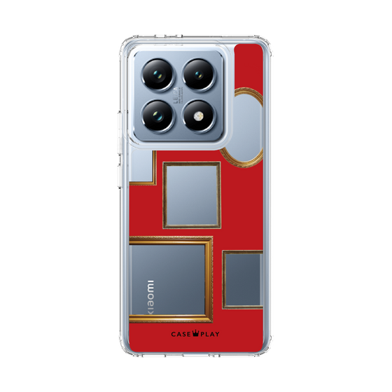 スリムプロテクションケース［ Photo Frames - Red ］