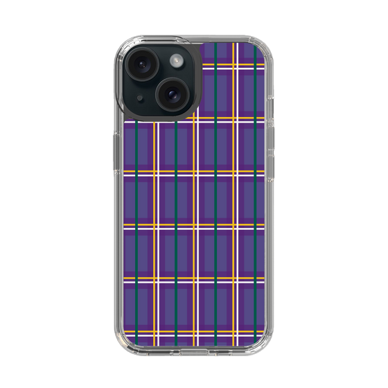 スリムプロテクションケース［ Tartan Check - Purple ］