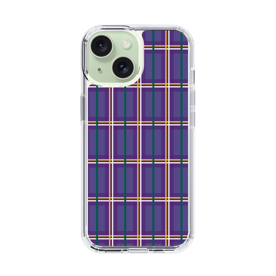 スリムプロテクションケース［ Tartan Check - Purple ］