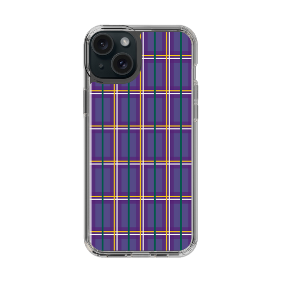 スリムプロテクションケース［ Tartan Check - Purple ］