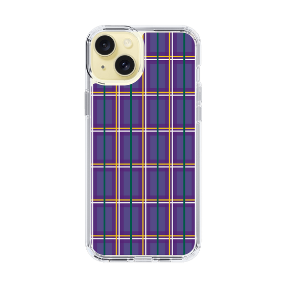 スリムプロテクションケース［ Tartan Check - Purple ］