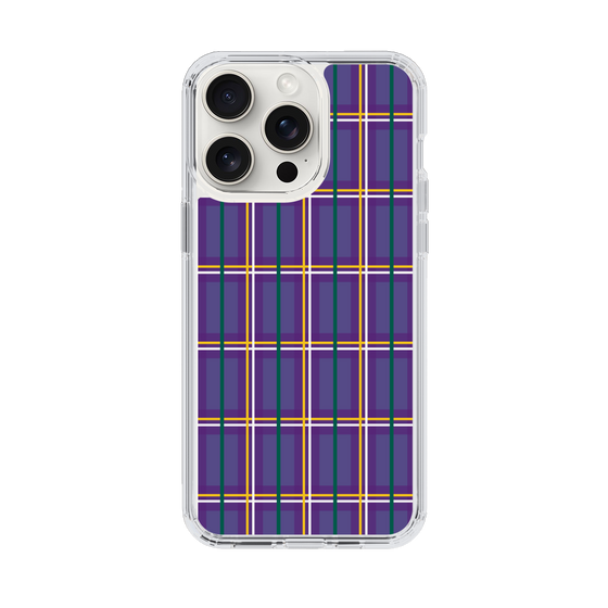 スリムプロテクションケース［ Tartan Check - Purple ］