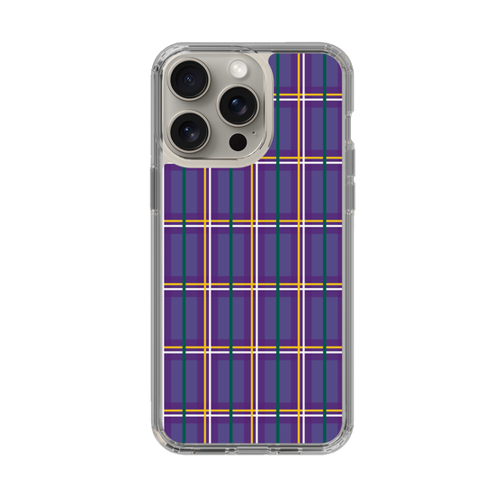 スリムプロテクションケース［ Tartan Check - Purple ］