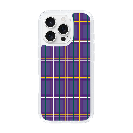 スリムプロテクションケース［ Tartan Check - Purple ］