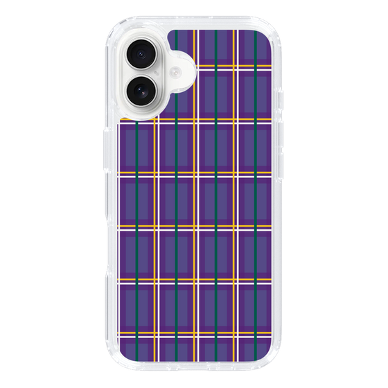 スリムプロテクションケース［ Tartan Check - Purple ］