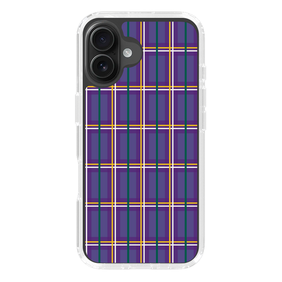 スリムプロテクションケース［ Tartan Check - Purple ］