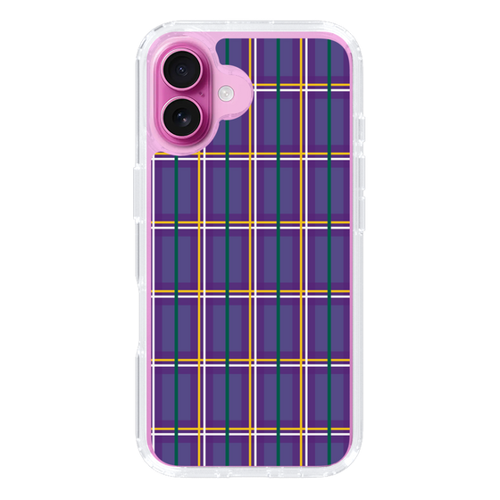 スリムプロテクションケース［ Tartan Check - Purple ］