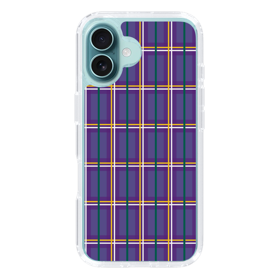 スリムプロテクションケース［ Tartan Check - Purple ］