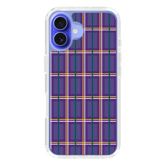 スリムプロテクションケース［ Tartan Check - Purple ］