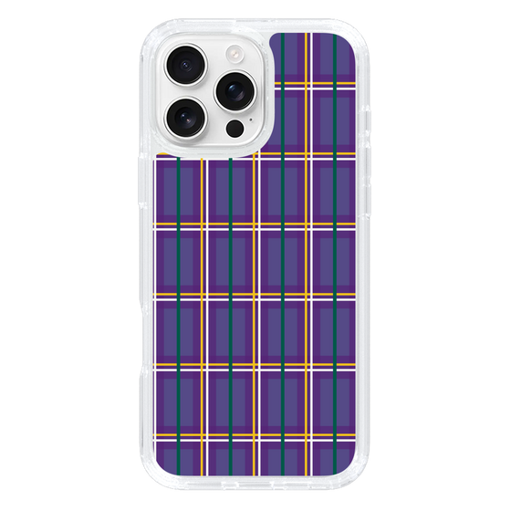 スリムプロテクションケース［ Tartan Check - Purple ］