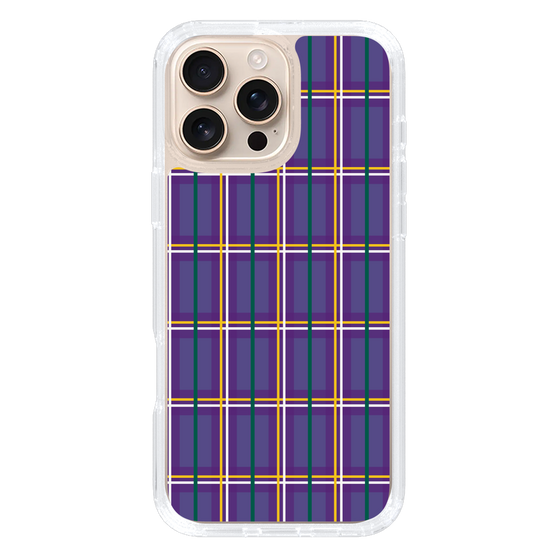 スリムプロテクションケース［ Tartan Check - Purple ］