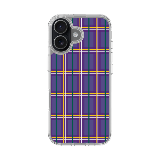 スリムプロテクションケース［ Tartan Check - Purple ］