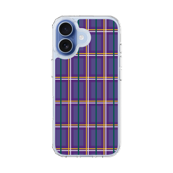 スリムプロテクションケース［ Tartan Check - Purple ］