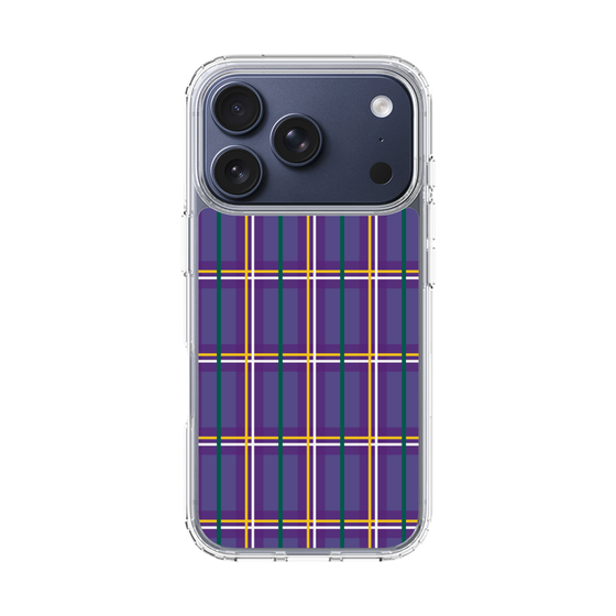 スリムプロテクションケース［ Tartan Check - Purple ］