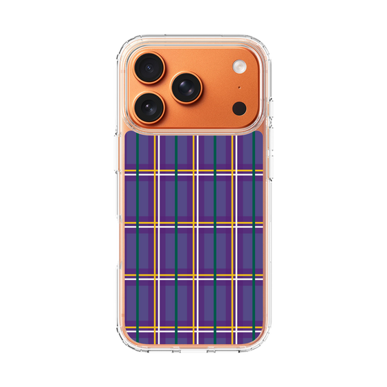 スリムプロテクションケース［ Tartan Check - Purple ］