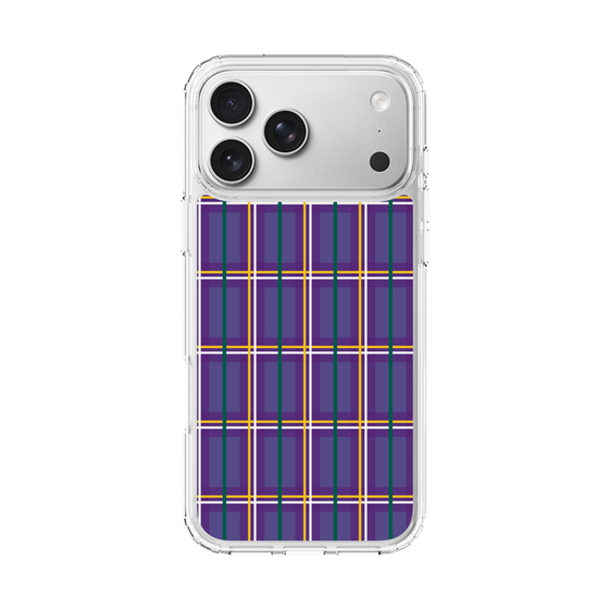 スリムプロテクションケース［ Tartan Check - Purple ］