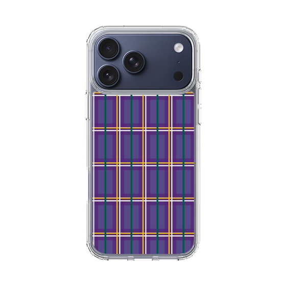 スリムプロテクションケース［ Tartan Check - Purple ］