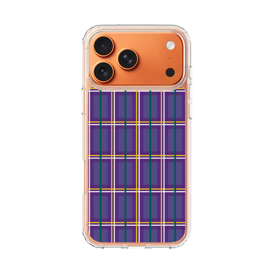 スリムプロテクションケース［ Tartan Check - Purple ］