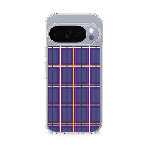 スリムプロテクションケース［ Tartan Check - Purple ］