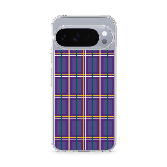 スリムプロテクションケース［ Tartan Check - Purple ］