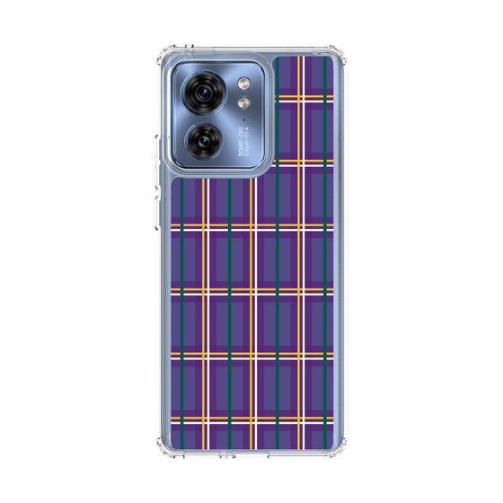 スリムプロテクションケース［ Tartan Check - Purple ］