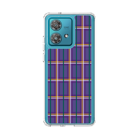 スリムプロテクションケース［ Tartan Check - Purple ］