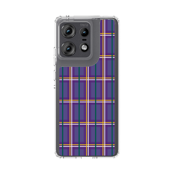 スリムプロテクションケース［ Tartan Check - Purple ］