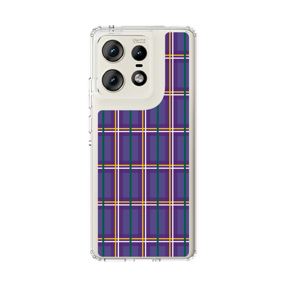 スリムプロテクションケース［ Tartan Check - Purple ］