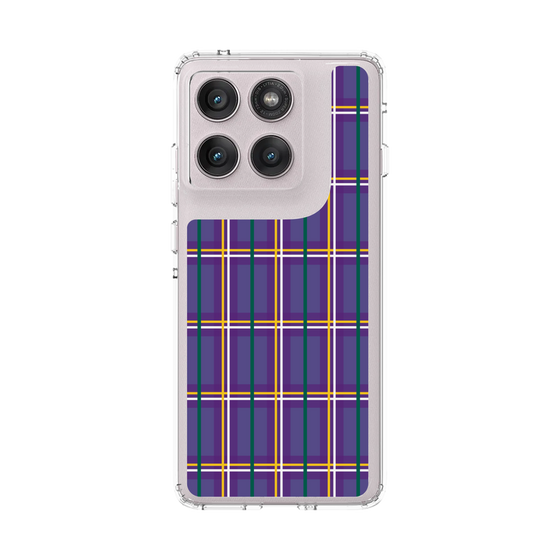 スリムプロテクションケース［ Tartan Check - Purple ］