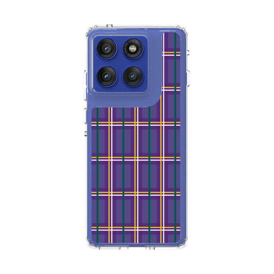 スリムプロテクションケース［ Tartan Check - Purple ］