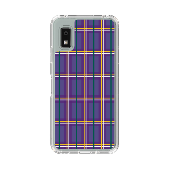 スリムプロテクションケース［ Tartan Check - Purple ］