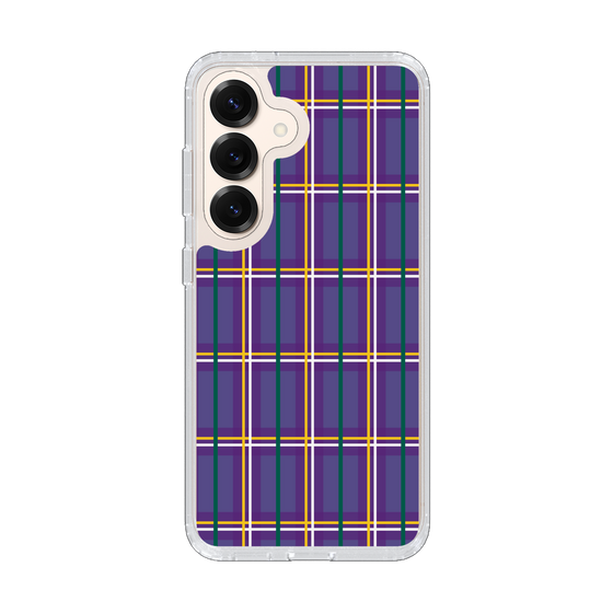 スリムプロテクションケース［ Tartan Check - Purple ］