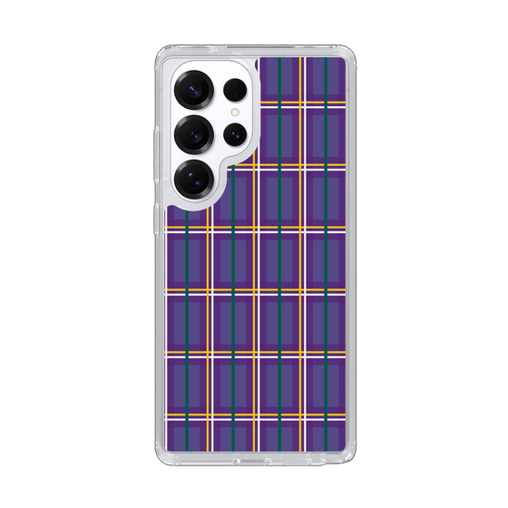 スリムプロテクションケース［ Tartan Check - Purple ］