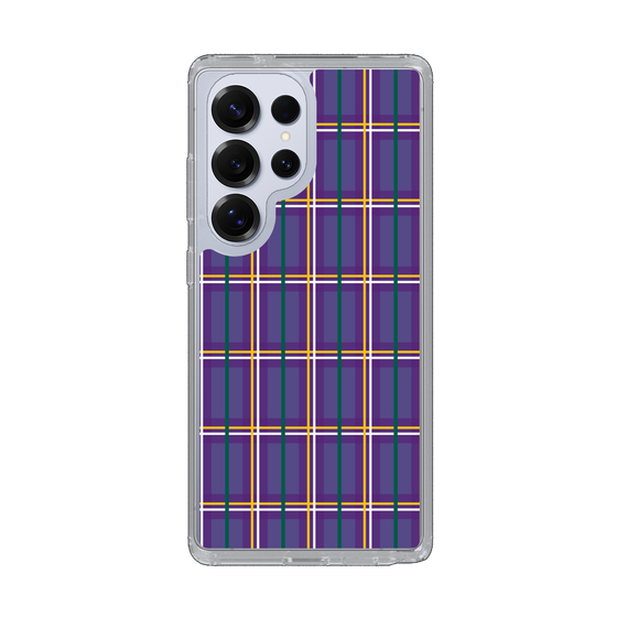 スリムプロテクションケース［ Tartan Check - Purple ］