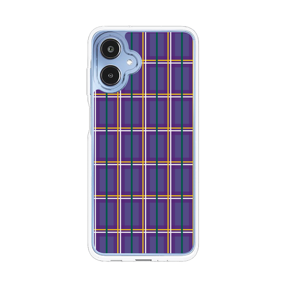 スリムプロテクションケース［ Tartan Check - Purple ］