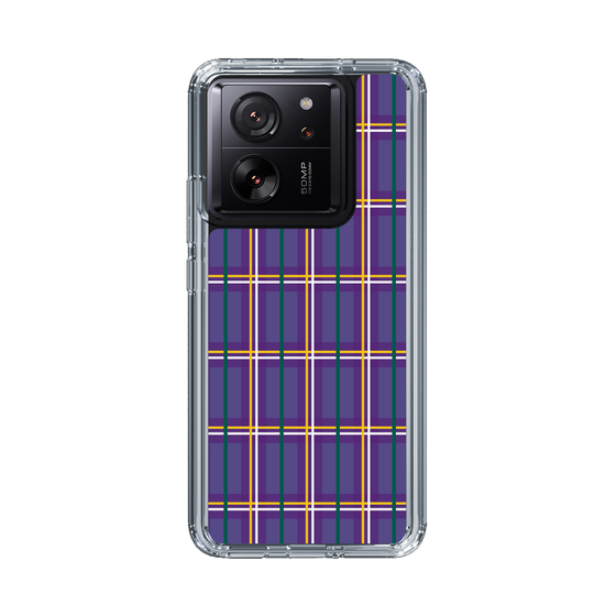 スリムプロテクションケース［ Tartan Check - Purple ］