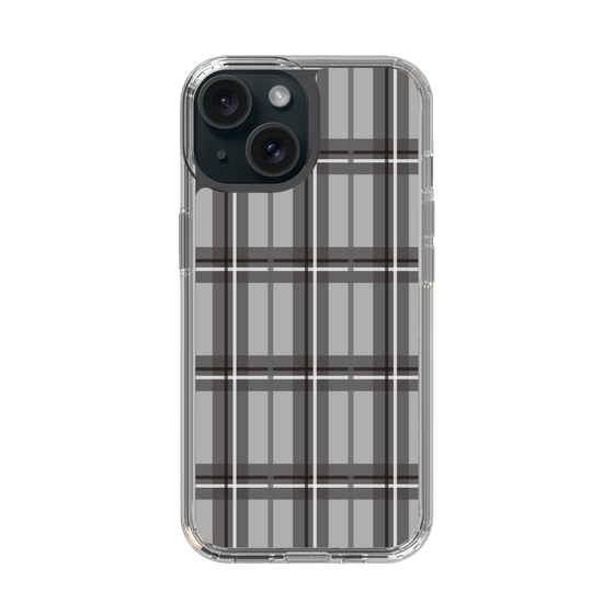 スリムプロテクションケース［ Tartan Check - Gray ］